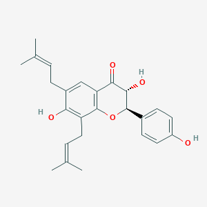molecular formula C25H28O5 B1264676 Lespeflorin B2 