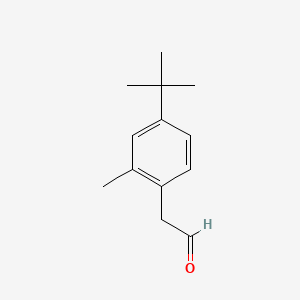 molecular formula C13H18O B12646796 (4-tert-Butyl-o-tolyl)acetaldehyde CAS No. 94108-57-3