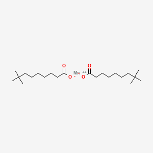 molecular formula C22H42MnO4 B12646803 Manganese(2+) neoundecanoate CAS No. 93918-15-1