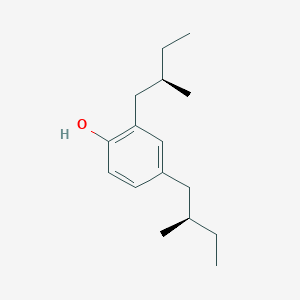 molecular formula C16H26O B12646833 Phenol, 2,4(or 2,6)-di-sec-pentyl- CAS No. 71902-27-7