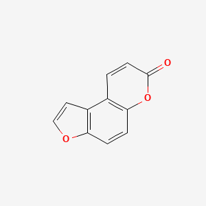 7H-Furo(3,2-f)(1)benzopyran-7-one