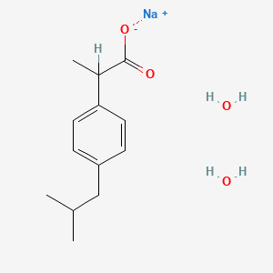molecular formula C13H21NaO4 B1264696 Ibuprofen sodium dihydrate CAS No. 527688-20-6