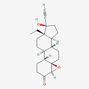 molecular formula C21H28O3 B1264709 Levonorgestrel-4beta,5-oxide CAS No. 51267-65-3