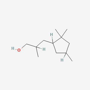 beta,2,2,4-Tetramethylcyclopentanepropanol