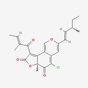 molecular formula C23H23ClO5 B1264714 Chaetoviridin E 