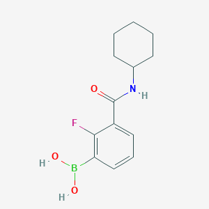 3-(Cyclohexylcarbamoyl)-2-fluorobenzeneboronic acid