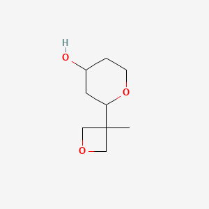 2-(3-methyloxetan-3-yl)tetrahydro-2H-pyran-4-ol