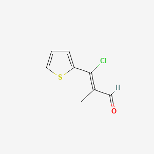 3-Chloro-3-(2-thienyl)methacrylaldehyde