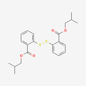 molecular formula C22H26O4S2 B12647257 Diisobutyl 2,2'-dithiobisbenzoate CAS No. 81050-13-7