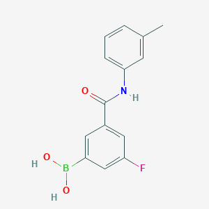 3-Fluoro-5-(3-methylphenylcarbamoyl)benzeneboronic acid