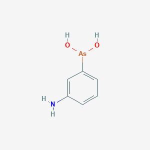 molecular formula C6H8AsNO2 B1264731 m-Aminophenylarsonous acid 