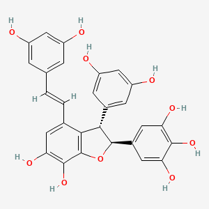 molecular formula C28H22O10 B1264733 Scirpusin C 