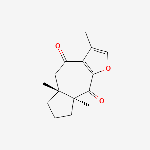 molecular formula C15H18O3 B1264742 Chlorantene A 