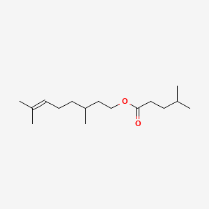 3,7-Dimethyloct-6-enyl 4-methylvalerate