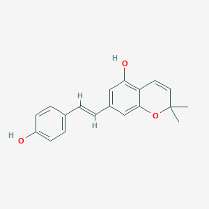 molecular formula C19H18O3 B1264743 Arahypin-5 