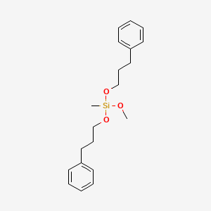 Methoxymethylbis(3-phenylpropoxy)silane