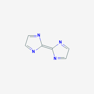 molecular formula C6H4N4 B1264745 2-(2H-imidazol-2-ylidene)-2H-imidazole CAS No. 113449-19-7
