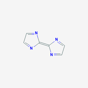 molecular formula C6H4N4 B1264745 2-(2H-咪唑-2-亚甲基)-2H-咪唑 CAS No. 113449-19-7