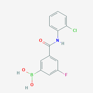 3-(2-Chlorophenylcarbamoyl)-5-fluorobenzeneboronic acid