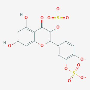 Quercetin 3,3'-bissulfate(3-)