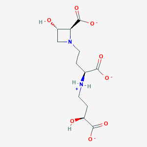molecular formula C12H18N2O8-2 B1264748 3-表-3-羟基-2'-脱氧麦芽酸 