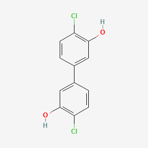 (1,1'-Biphenyl)-3,3'-diol, 4,4'-dichloro-