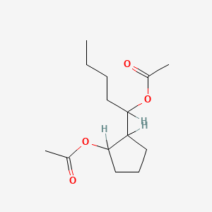 1-(2-Acetoxycyclopentyl)pentyl acetate