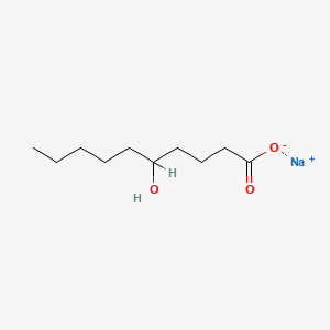 molecular formula C10H19NaO3 B1264779 Sodium 5-hydroxydecanoate CAS No. 71186-53-3
