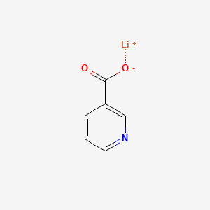 molecular formula C6H4LiNO2 B1264780 Lithium nicotinate CAS No. 53890-72-5