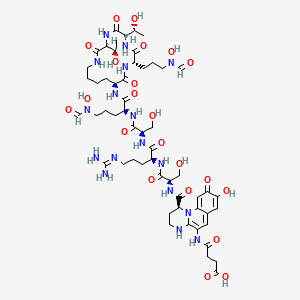 molecular formula C55H83N17O22 B1264781 Pyoverdine I 