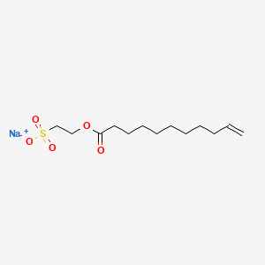 Sodium 2-sulphonatoethyl undec-10-enoate