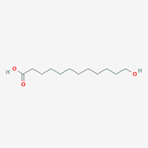 molecular formula C12H24O3 B126480 12-羟基十二烷酸 CAS No. 505-95-3
