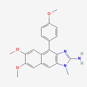 molecular formula C21H21N3O3 B1264805 Kealiinine B 