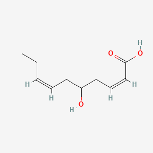 (2Z,7Z)-5-Hydroxydeca-2,7-dienoic acid