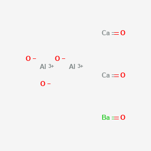 Dialuminium barium dicalcium hexaoxide