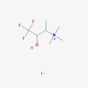 4,4,4-Trifluoro-3-hydroxy-N,N,N-trimethylbutan-2-aminium iodide