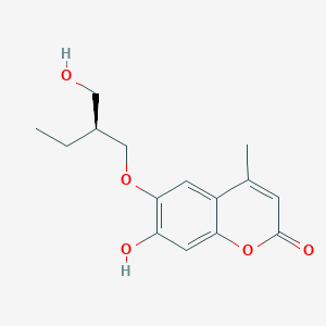 molecular formula C15H18O5 B1264810 Pavietin 