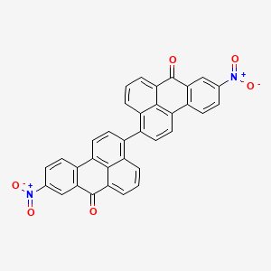 (3,3'-Bi-7H-benz(de)anthracene)-7,7'-dione, 9,9'-dinitro-