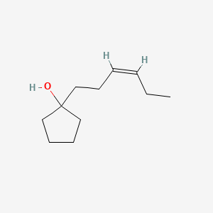 molecular formula C11H20O B12648118 (Z)-1-(Hex-3-enyl)cyclopentan-1-ol CAS No. 55762-18-0