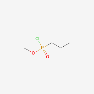 Propylphosphonochloridic acid, methyl ester