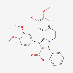 molecular formula C29H25NO6 B1264817 Isolamellarin 