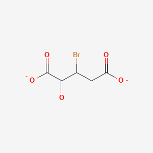 molecular formula C5H3BrO5-2 B1264822 3-Bromo-2-oxopentanedioate 