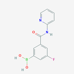 3-Fluoro-5-(2-pyridylcarbamoyl)benzeneboronic acid