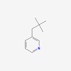 Pyridine, 3-(2,2-dimethylpropyl)-