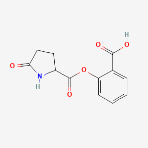 o-Carboxyphenyl 5-oxo-DL-prolinate