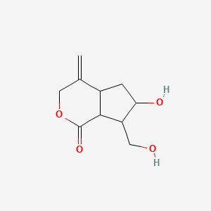 6-Hydroxy-7-(hydroxymethyl)-4-methylenehexahydrocyclopenta[c]pyran-1(3h)-one