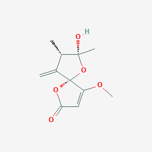 molecular formula C11H14O5 B1264846 Papyracillic acid CAS No. 960148-59-8