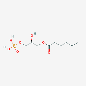 molecular formula C9H19O7P B1264849 1-Hexanoyl-sn-glycero-3-phosphate 