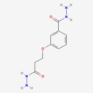 m-(3-Hydrazino-3-oxopropoxy)benzohydrazide