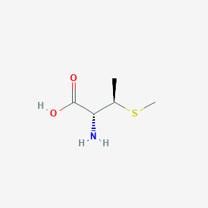 molecular formula C5H11NO2S B1264853 4-Thiaisoleucine 